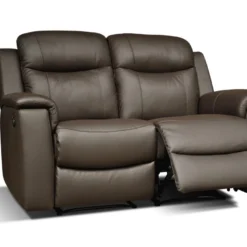 Fauteuil Relax EVASION En Cuir - Gris Clair -Promos Fauteora Magasin canape 16558 3