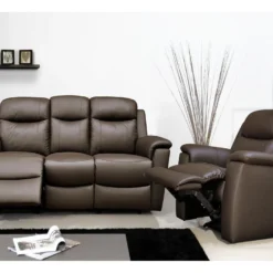 Fauteuil Relax EVASION En Cuir - Noir -Promos Fauteora Magasin canape 17773 1