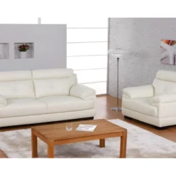 Fauteuil En Cuir De Buffle MANUELLA - Marron 32 Fauteuil En Cuir De Buffle MANUELLA - Marron -Promos Fauteora Magasin canape 19137 1