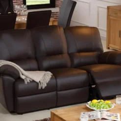 Fauteuil Relax électrique En Cuir MARCIS - Ivoire -Promos Fauteora Magasin canape 195081