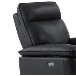 Fauteuil Relax électrique En Cuir De Vachette Noir NOVENA 19 Fauteuil Relax électrique En Cuir De Vachette Noir NOVENA -Promos Fauteora Magasin canape 22267091