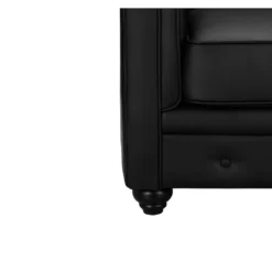 Fauteuil En Simili CHESTERFIELD - Blanc -Promos Fauteora Magasin canape 268231 3