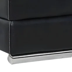 Fauteuil En Cuir De Buffle MONIKA - Noir -Promos Fauteora Magasin canape 289219