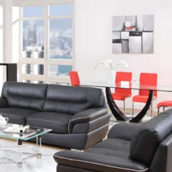 Fauteuil En Cuir THIBAULT - Ivoire -Promos Fauteora Magasin canape 292575