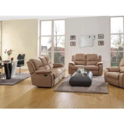 Fauteuil Relax En Microfibre HERNANI - Gris -Promos Fauteora Magasin canape 292643