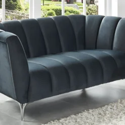 Fauteuil PEGOUM En Velours - Anthracite 14 Fauteuil PEGOUM En Velours - Anthracite -Promos Fauteora Magasin canape 341303