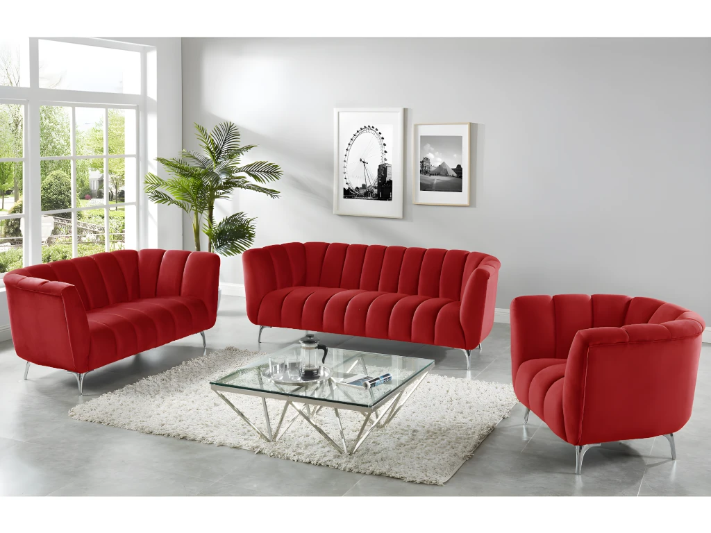 Fauteuil PEGOUM En Velours - Anthracite 6 Fauteuil PEGOUM En Velours - Anthracite – Image 4