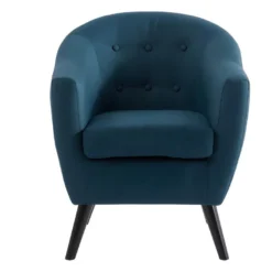 Fauteuil MIOKAS En Tissu - Bleu -Promos Fauteora Magasin canape 341911