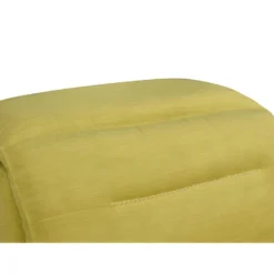 Chauffeuse Relax électrique Pour Modulable En Tissu SYMPOSION - Jaune -Promos Fauteora Magasin canape 414197
