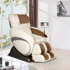 Fauteuil Massant MOON - Système Zéro Gravité - Beige -Promos Fauteora Magasin fauteuil massant 279071