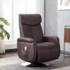 Fauteuil Massant KOSTAS En Simili - Marron -Promos Fauteora Magasin fauteuil massant 314285