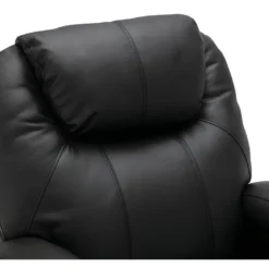 Fauteuil Massant SILVANO En Simili - Noir -Promos Fauteora Magasin fauteuil massant 438771
