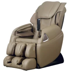 Fauteuil Massant LETO En Simili - Système Zéro Gravité - Taupe -Promos Fauteora Magasin fauteuil massant 445227