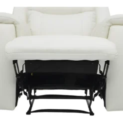 Fauteuil Relax EVASION En Cuir - Blanc Ivoire -Promos Fauteora Magasin fauteuil relax 182078