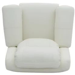 Fauteuil Relax EVASION En Cuir - Blanc Ivoire -Promos Fauteora Magasin fauteuil relax 182080