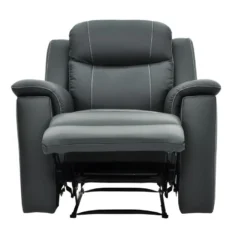 Fauteuil Relax EVASION En Cuir - Gris -Promos Fauteora Magasin fauteuil relax 182171