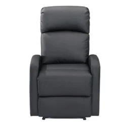 Fauteuil Relax En Simili ISAO - Noir -Promos Fauteora Magasin fauteuil relax 299233