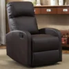 Fauteuil Relax En Simili ISAO - Marron -Promos Fauteora Magasin fauteuil relax 299257