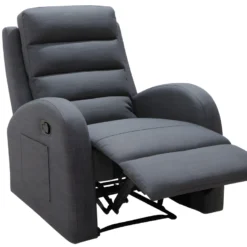 Fauteuil Relax En Tissu GIORGIA - Gris -Promos Fauteora Magasin fauteuil relax 333997