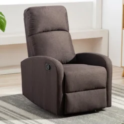 Fauteuil Relax En Tissu ISAO - Marron -Promos Fauteora Magasin fauteuil relax 342767