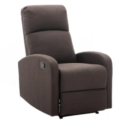 Fauteuil Relax En Tissu ISAO - Marron -Promos Fauteora Magasin fauteuil relax 342775