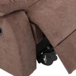 Fauteuil Relax En Tissu TOLZANO - Marron -Promos Fauteora Magasin fauteuil relax 378955