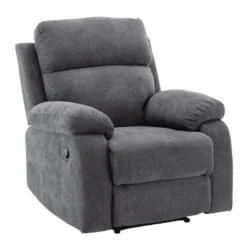 Fauteuil Relax En Tissu TOLZANO - Anthracite -Promos Fauteora Magasin fauteuil relax 378979