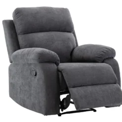 Fauteuil Relax En Tissu TOLZANO - Anthracite -Promos Fauteora Magasin fauteuil relax 378981
