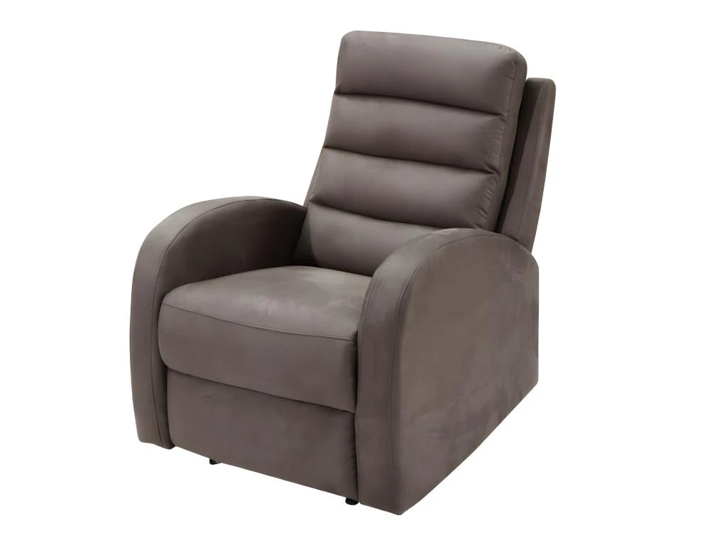 Fauteuil Relax En Tissu GIORGIA - Marron 6 Fauteuil Relax En Tissu GIORGIA - Marron – Image 4