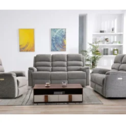 Fauteuil Relax électrique En Tissu Anthracite NEVERS