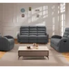 Fauteuil Relax En Tissu GIORGIA - Gris -Promos Fauteora Magasin fauteuil relax 394149