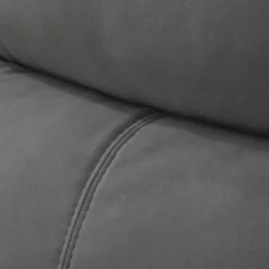 Fauteuil Relax électrique En Velours METTI - Gris Et Bandes écru -Promos Fauteora Magasin fauteuil relax 397511