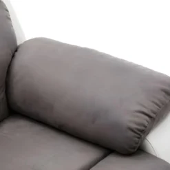 Fauteuil Relax En Microfibre Et Simili TOLZANO - Gris Et Blanc 14 Fauteuil Relax En Microfibre Et Simili TOLZANO - Gris Et Blanc -Promos Fauteora Magasin fauteuil relax 399949