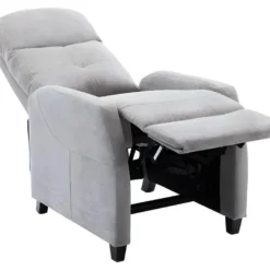 Fauteuil Relax En Tissu FEREOLE - Gris Clair -Promos Fauteora Magasin fauteuil relax 417955
