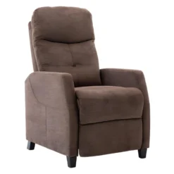 Fauteuil Relax En Tissu FEREOLE - Marron -Promos Fauteora Magasin fauteuil relax 417967