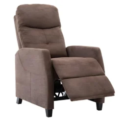 Fauteuil Relax En Tissu FEREOLE - Marron -Promos Fauteora Magasin fauteuil relax 417971