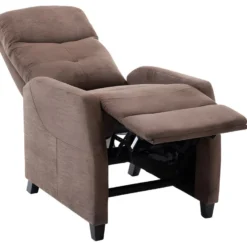 Fauteuil Relax En Tissu FEREOLE - Marron -Promos Fauteora Magasin fauteuil relax 417973