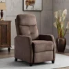 Fauteuil Relax En Tissu FEREOLE - Marron -Promos Fauteora Magasin fauteuil relax 417985
