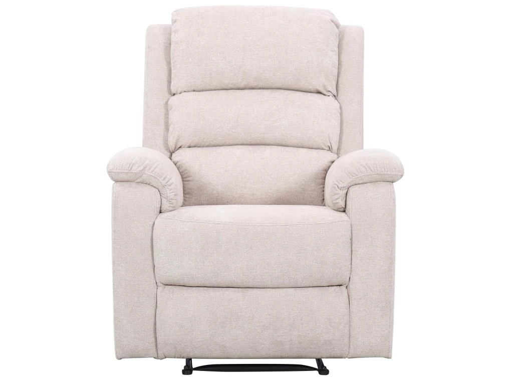 Fauteuil Relax électrique En Tissu Beige NEVERS 3 Fauteuil Relax électrique En Tissu Beige NEVERS – Image 2