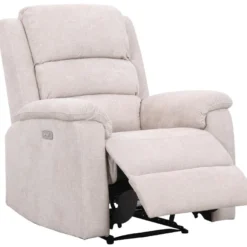 Fauteuil Relax électrique En Tissu Beige NEVERS 11 Fauteuil Relax électrique En Tissu Beige NEVERS -Promos Fauteora Magasin fauteuil 10723875