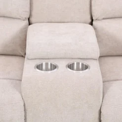 Fauteuil Relax électrique En Tissu Beige NEVERS 15 Fauteuil Relax électrique En Tissu Beige NEVERS -Promos Fauteora Magasin fauteuil 10723879