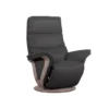 Fauteuil De Relaxation électrique Cuir Anthracite - FRUITY -Promos Fauteora Magasin fauteuil 11122293