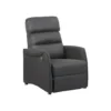 Fauteuil Relax électrique Gris Foncé - SOFTY -Promos Fauteora Magasin fauteuil 11122297