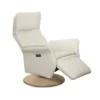 Fauteuil De Relaxation Cuir Mastic - FLORA -Promos Fauteora Magasin fauteuil 11122419