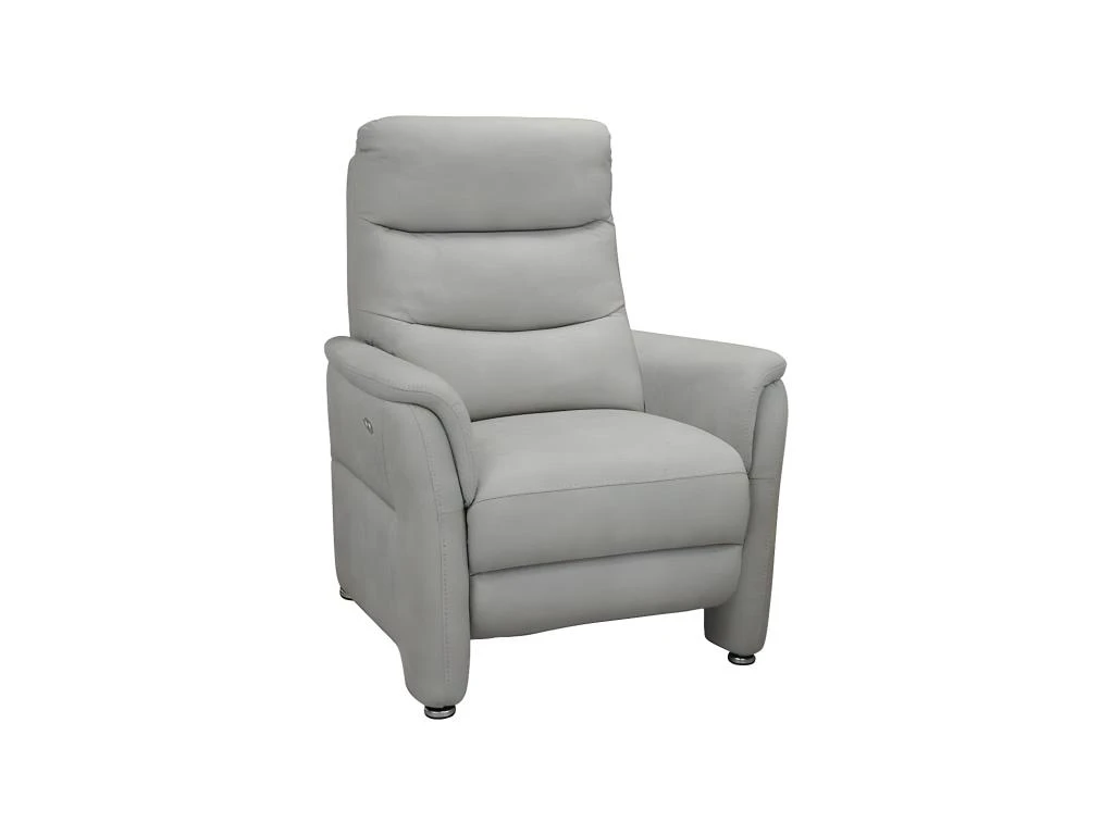 Fauteuil Relax Electrique Tissu Gris Perle - RUSSIA 3 Fauteuil Relax Electrique Tissu Gris Perle - RUSSIA