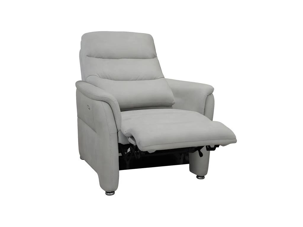 Fauteuil Relax Electrique Tissu Gris Perle - RUSSIA 5 Fauteuil Relax Electrique Tissu Gris Perle - RUSSIA – Image 3