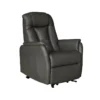 Fauteuil Relax Releveur Cuir Brun Taupe - JEANINE 2 Fauteuil Relax Releveur Cuir Brun Taupe - JEANINE -Promos Fauteora Magasin fauteuil 11123747