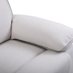 Fauteuil Relax En Tissu Beige LANA -Promos Fauteora Magasin fauteuil 11344961