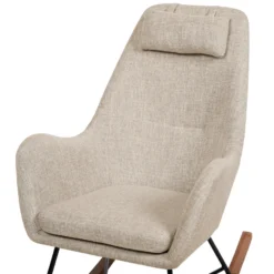 Chaise à Bascule Beige ARRIE -Promos Fauteora Magasin fauteuil 11805727