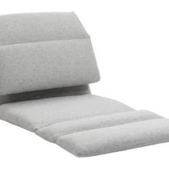 Fauteuil Convertible Fauteuil Paresseux Grand Confort Inclinaison Dossier Multipositions 90°-180° Acier Tissu Gris Clair -Promos Fauteora Magasin fauteuil 12462107